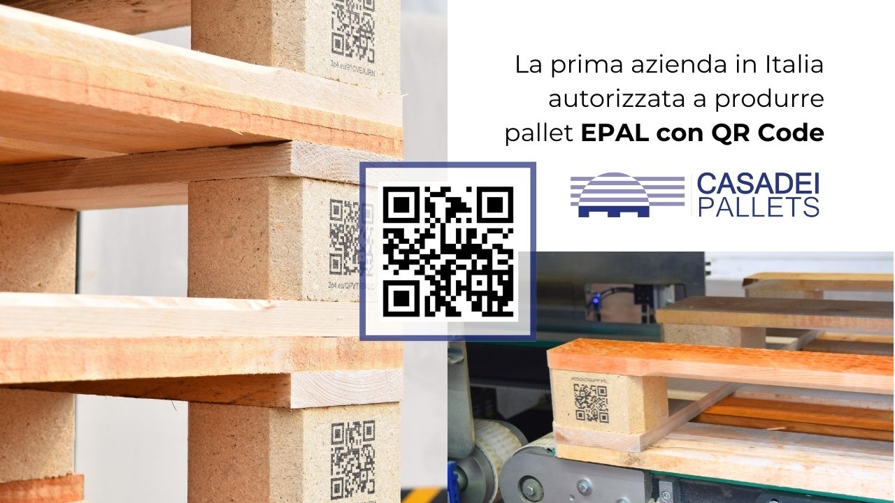 Casadei Pallets prima in Italia per il nuovo EPAL QR