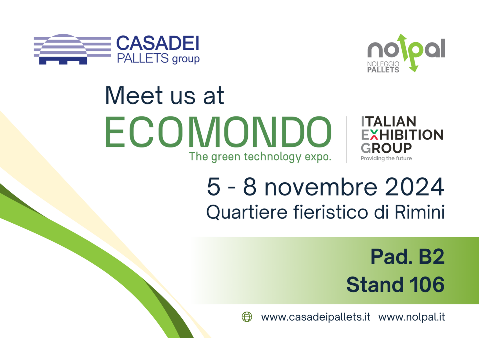 NolPal e Casadei Pallets ad Ecomondo