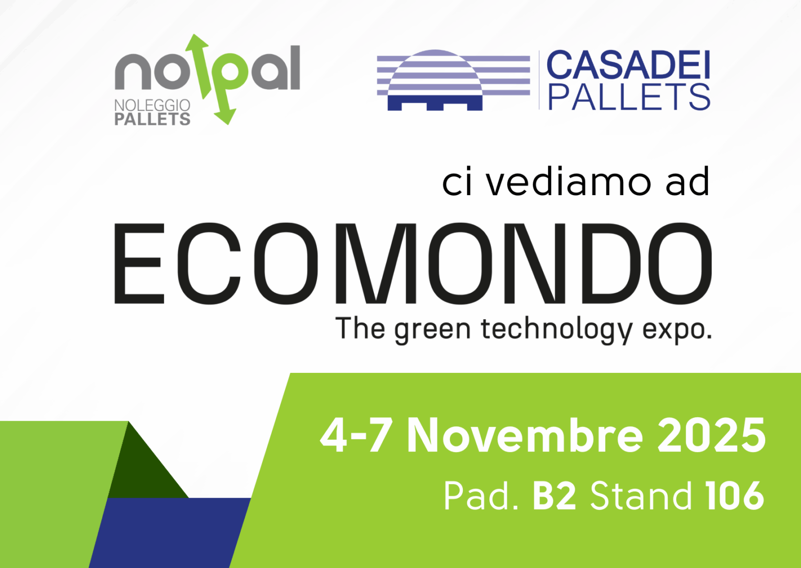 NolPal e Casadei Pallets Group a Ecomondo 2025