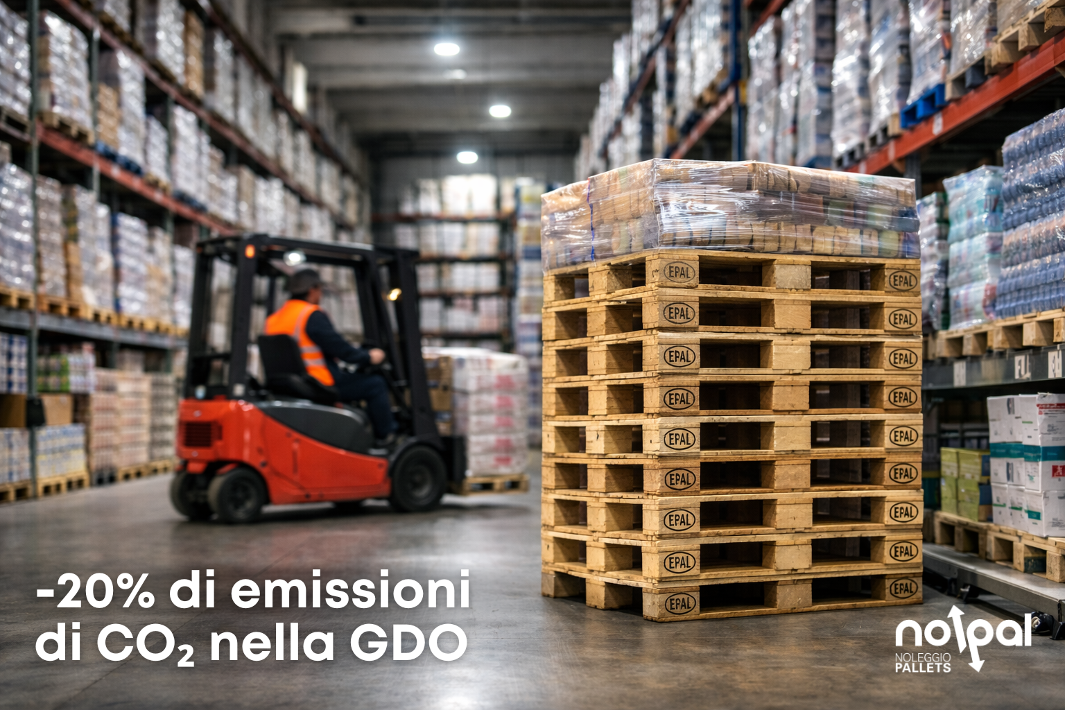 LCA su EPAL: una GDO misura i benefici del noleggio NolPal