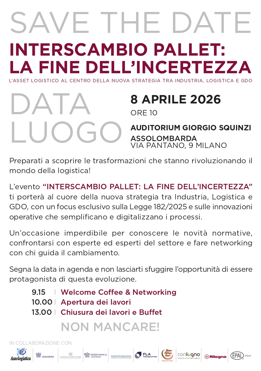 INTERSCAMBIO PALLET: LA FINE DELL’INCERTEZZA – LEGGE 182/2025